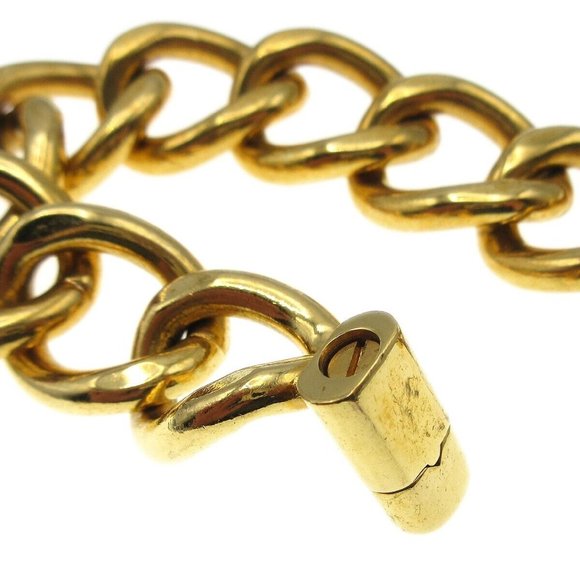 Chanel Turnlock Motif Charm Gold Chain Bracelet - Picture 4 of 4